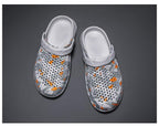 Men's Summer Hole Shoes Rubber Soft-Soled Garden Shoes Outdoor Non-Slip Camouflage Sandals Clogs Garden Shoes Unisex Yard Slip On Shoes For Men Stevvex