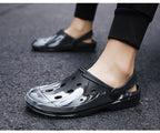 Men's Summer Hole Shoes Soft Rubber Lightweight Garden Clogs Couples Arch Support Clogs Garden Shoes Slip-on Outdoor Beach Slippers Mixed Colors Sandals Stevvex