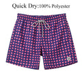 Men's Swim Shorts Quick Dry Beach Board Shorts with Mesh Lining New Summer Swimwear Surfing Swim Trunks for Men Men's Shorts Athletic Shorts Men's Spring and Summer Street Leisure Sports Drawstring Men's Short Stevvex