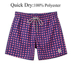 Men's Swim Shorts Quick Dry Beach Board Shorts with Mesh Lining New Summer Swimwear Surfing Swim Trunks for Men Men's Shorts Athletic Shorts Men's Spring and Summer Street Leisure Sports Drawstring Men's Short Stevvex