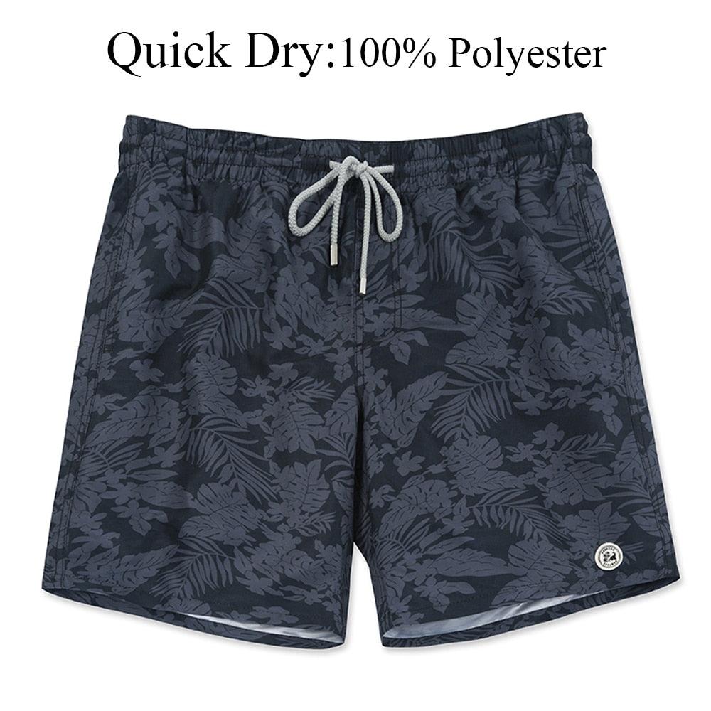 Men's Swim Shorts Quick Dry Beach Board Shorts with Mesh Lining New Summer Swimwear Surfing Swim Trunks for Men Men's Shorts Athletic Shorts Men's Spring and Summer Street Leisure Sports Drawstring Men's Short Stevvex
