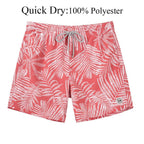 Men's Swim Shorts Quick Dry Beach Board Shorts with Mesh Lining New Summer Swimwear Surfing Swim Trunks for Men Men's Shorts Athletic Shorts Men's Spring and Summer Street Leisure Sports Drawstring Men's Short Stevvex