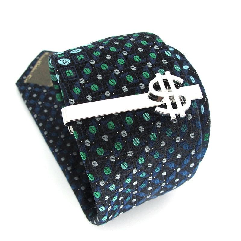 Men's Tie Clips Unique Designs Anchor Tie Pins Thick Metal Silver Creative Modern Tie Clip Men's Clothing Accessories Tie Clip Classic Arrow Clips For Men Stevvex