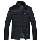 Men's Warm Winter Jacket Men's Casual Jacket Spring Autumn Fashion Jacket Comfortable Warm Thick Padded Jacket For Men Outdoor Adventure Jacket Stevvex