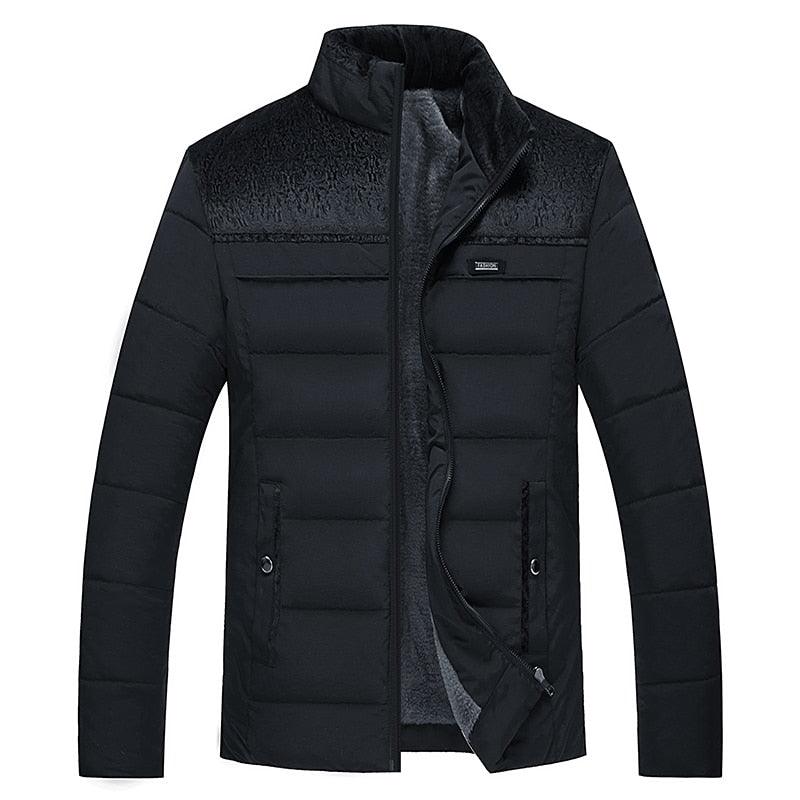 Men's Warm Winter Jacket Men's Casual Jacket Spring Autumn Fashion Jacket Comfortable Warm Thick Padded Jacket For Men Outdoor Adventure Jacket Stevvex