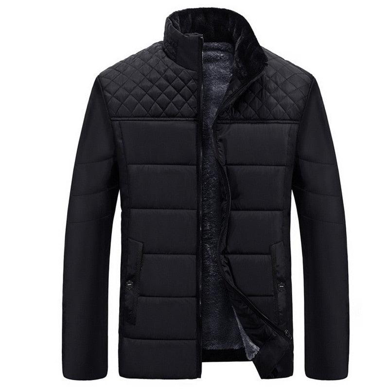 Men's Warm Winter Jacket Men's Casual Jacket Spring Autumn Fashion Jacket Comfortable Warm Thick Padded Jacket For Men Outdoor Adventure Jacket Stevvex