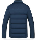 Men's Warm Winter Jacket Men's Casual Jacket Spring Autumn Fashion Jacket Comfortable Warm Thick Padded Jacket For Men Outdoor Adventure Jacket Stevvex