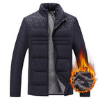 Men's Warm Winter Jacket Men's Casual Jacket Spring Autumn Fashion Jacket Comfortable Warm Thick Padded Jacket For Men Outdoor Adventure Jacket Stevvex