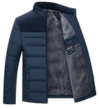 Men's Warm Winter Jacket Men's Casual Jacket Spring Autumn Fashion Jacket Comfortable Warm Thick Padded Jacket For Men Outdoor Adventure Jacket Stevvex