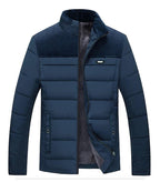 Men's Warm Winter Jacket Men's Casual Jacket Spring Autumn Fashion Jacket Comfortable Warm Thick Padded Jacket For Men Outdoor Adventure Jacket Stevvex