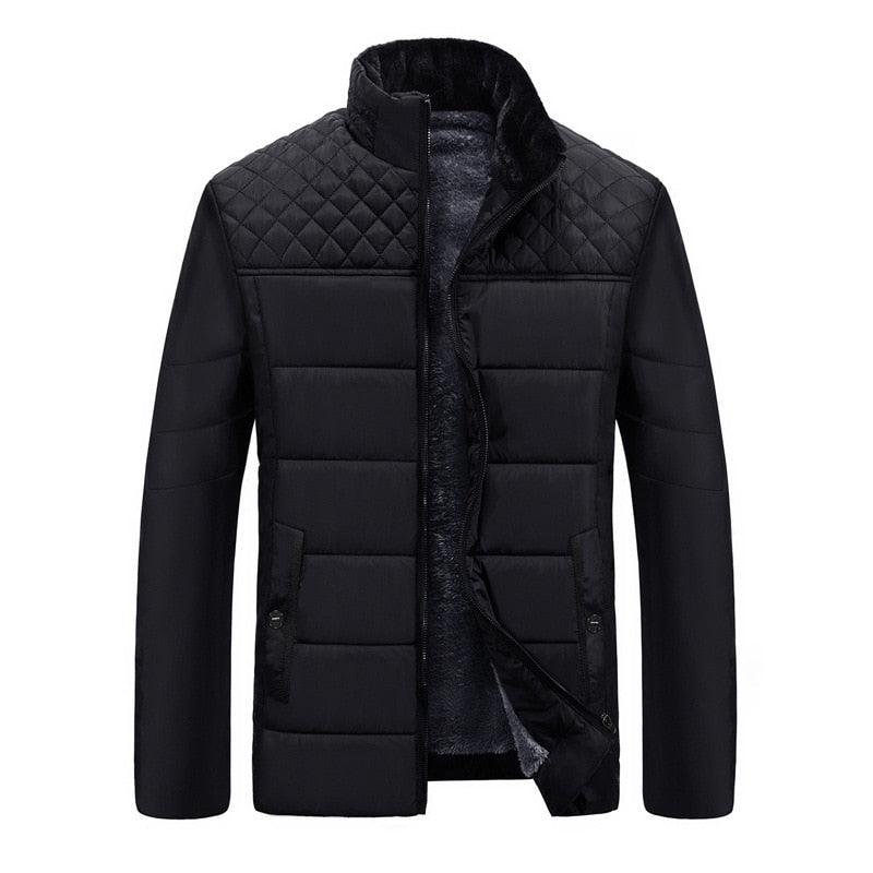 Men's Warm Winter Jacket Men's Casual Jacket Spring Autumn Fashion Jacket Comfortable Warm Thick Padded Jacket For Men Outdoor Adventure Jacket Stevvex