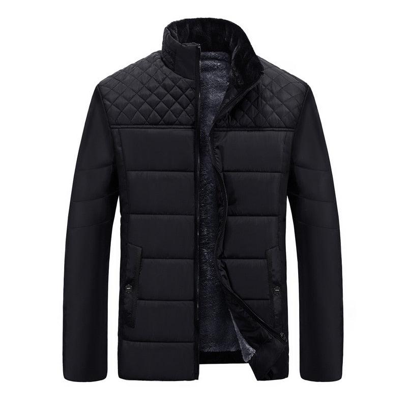 Men's Warm Winter Jacket Men's Casual Jacket Spring Autumn Fashion Jacket Comfortable Warm Thick Padded Jacket For Men Outdoor Adventure Jacket Stevvex