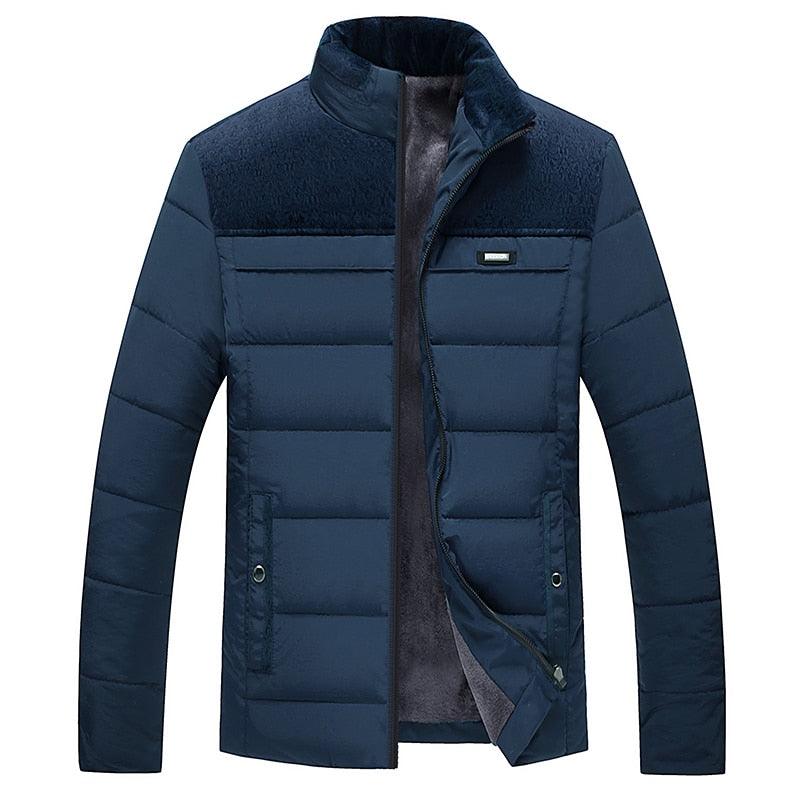 Men's Warm Winter Jacket Men's Casual Jacket Spring Autumn Fashion Jacket Comfortable Warm Thick Padded Jacket For Men Outdoor Adventure Jacket Stevvex