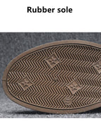 Men's Winter Cotton Shoes High-Top Fashion Casual Trend Boots Flat Shoes Winter Snow Boots Warm Ankle Booties Outdoor Work Shoes For Cold Weather Soft Comfortable Walking Brown Shoes Stevvex