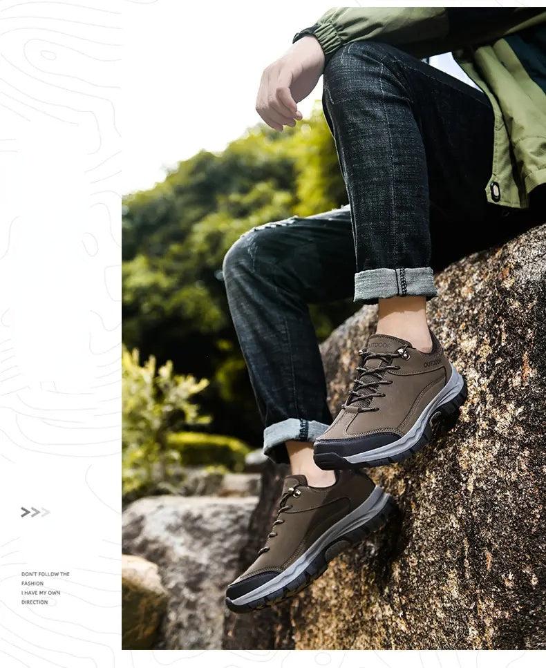 Men's Winter Lined Warm Cotton Shoes High-Top Outdoor Waterproof Casual Sports Shoes Non Slip Breathable Running Lightweight Casual Winter Comfortable Durable Shoes Stevvex