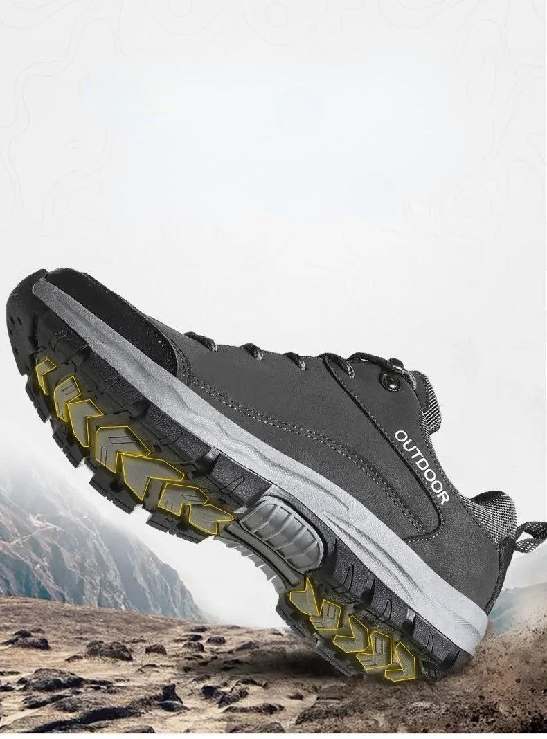 Men's Winter Lined Warm Cotton Shoes High-Top Outdoor Waterproof Casual Sports Shoes Non Slip Breathable Running Lightweight Casual Winter Comfortable Durable Shoes Stevvex