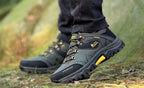 Men's Winter Snow Boots Waterproof Leather Sports Super Warm Men's Boots Outdoor Hiking Boots Work Travel Shoes Trail Climbing Shoes Lace Up Anti-Slip Waterproof Working Outdoor Boots