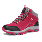 Men's Women's New Outdoor Climbing Hiking Sports Shoes Comfortable Breathable Wear-Resistant Men's Soft Casual Shoes Outdoor Walking Lace Up Anti-Slip Comfortable Ankle Booties Stevvex