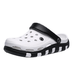 Men Sandals Autumn Hole Shoes Rubber Clogs Women Unisex Garden Shoes White Beach Flat Sandals Slippers Womens Mens Non Slip Clogs For Indoor And Outdoor Garden Clogs Shoes