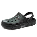 Men Sandals Summer Camouflage Hole Shoes Garden Shoes Outdoor Non-slip Beach Shoes Flat Sandals Home Slippers Unisex Garden Clogs Shoes Slippers Sandals For Mens Stevvex