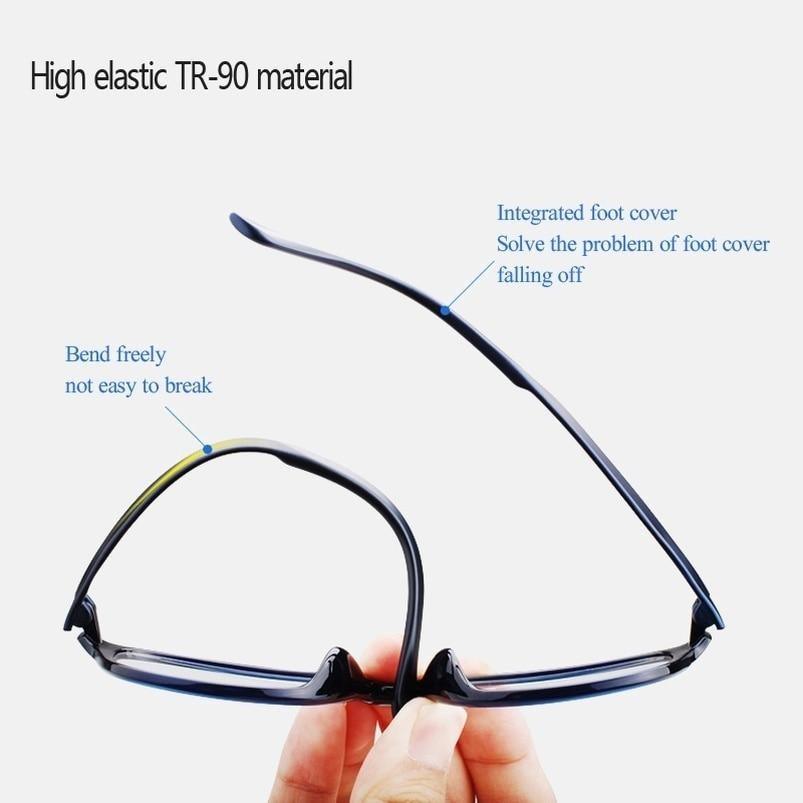 Men Stylish And Luxury Anti Blue Rays Eyeglasses Reading Eye Protection Glasses Antifatigue Computer Eyewear With Diopter +1.5 +2.0 +2.5 +3.0 +3.5 +4.0 Stevvex