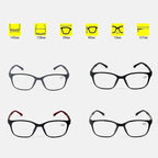 Men Stylish And Luxury Anti Blue Rays Eyeglasses Reading Eye Protection Glasses Antifatigue Computer Eyewear With Diopter +1.5 +2.0 +2.5 +3.0 +3.5 +4.0 Stevvex