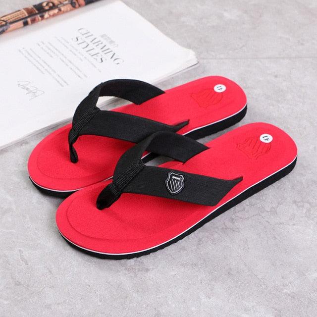 Men Summer Flip Flops Beach Sandals Anti-slip Casual Flat Shoes High Quality Slippers Flip Flops For Women Yoga Mat Comfortable Beach Thong Sandals With Arch Support Stevvex