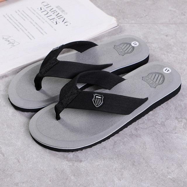 Men Summer Flip Flops Beach Sandals Anti-slip Casual Flat Shoes High Quality Slippers Flip Flops For Women Yoga Mat Comfortable Beach Thong Sandals With Arch Support Stevvex