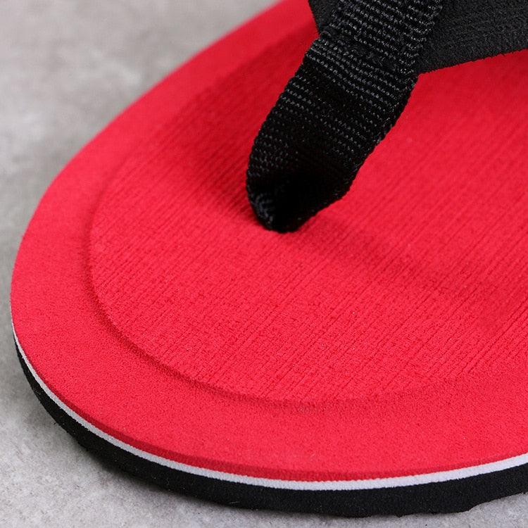 Men Summer Flip Flops Beach Sandals Anti-slip Casual Flat Shoes High Quality Slippers Flip Flops For Women Yoga Mat Comfortable Beach Thong Sandals With Arch Support Stevvex