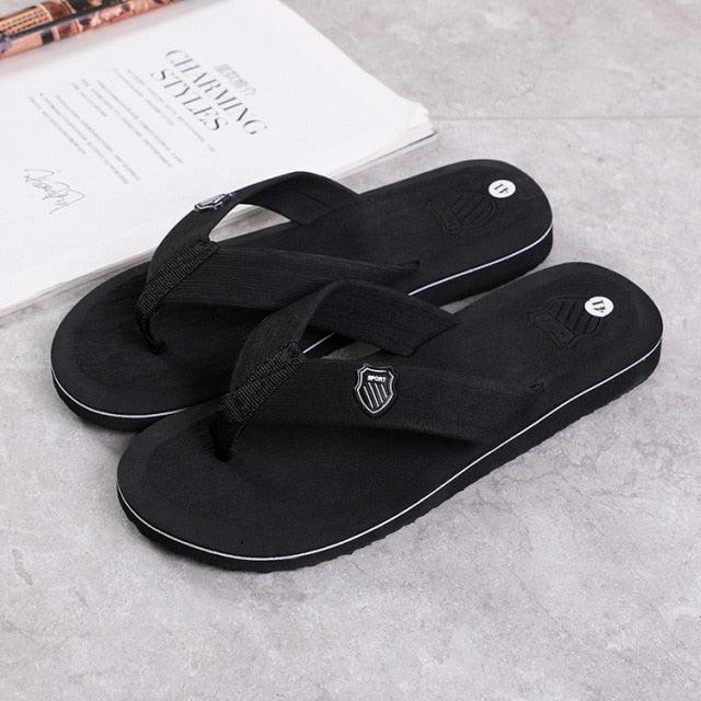 Men Summer Flip Flops Beach Sandals Anti-slip Casual Flat Shoes High Quality Slippers Flip Flops For Women Yoga Mat Comfortable Beach Thong Sandals With Arch Support Stevvex