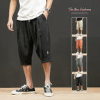 Men Summer Loose Casual Shorts Men Breathable Embroidery Straight Leg Motion Short Pants Plus Size Jogging Fitness Beach Shorts Striped Jogging Bottoms Summer Training Trousers with Pockets Stevvex