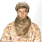 Men Tactical Military Keffiyeh Net Mesh Neck Scarf Shemagh Head Wrap Face Scarf Bandana Outfit Headband Black Motorcycle Balaclava Winter Sport Fishing Fleece Neck Warmer Windproof Dustproof Face Mask Scarf Men Hunting Skis Hiking Stevvex
