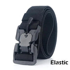 Men Tactical Quick Release Magnetic Buckle Belt Classic Soft Nylon Sports Duty Work Belts Stevvex