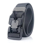 Men Tactical Quick Release Magnetic Buckle Belt Classic Soft Nylon Sports Duty Work Belts Stevvex