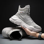 Men Winter Autumn Warm Modern High Tops Shoes Rubber Sole Running Sport Shoes High Quality Mesh Walking Jogging Non Slip Athletic Mens Sneakers Stevvex