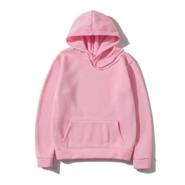Men Woman Hoodies Sweatshirts Fashion Solid Color Red Black Gray Pink Hooded Women's Hoodie Fleece Sweatshirt Winter Sports Casual Loose Sweatshirt Stevvex