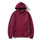 Men Woman Hoodies Sweatshirts Fashion Solid Color Red Black Gray Pink Hooded Women's Hoodie Fleece Sweatshirt Winter Sports Casual Loose Sweatshirt Stevvex