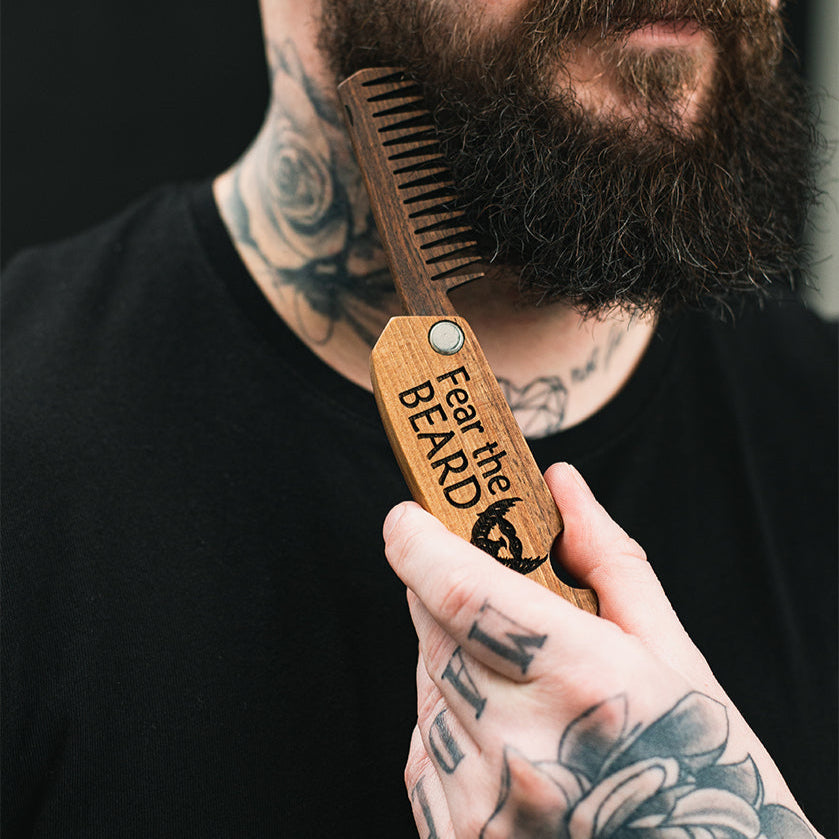 Wooden Beard Comb – Fear the Beard - SJB-DIAMOND ELITES