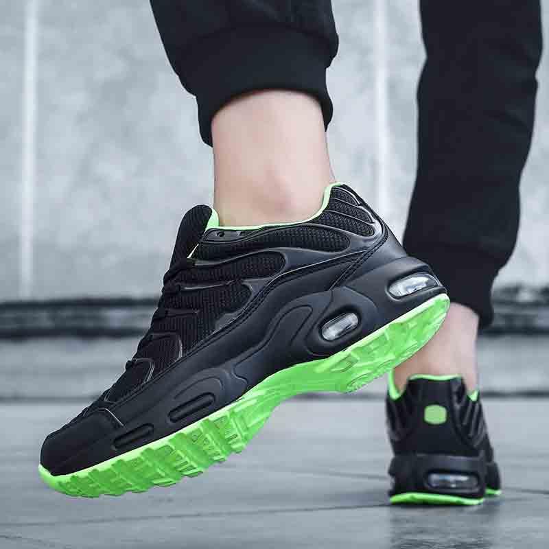Mens  Air Cushion Mesh Breathable Running Shoes Outdoor Sports Athletic Walking Workout Sneakers Fashion Sport Gym Jogging Tennis Fitness Sneaker Stevvex