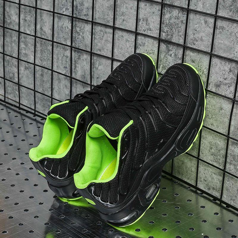 Mens  Air Cushion Mesh Breathable Running Shoes Outdoor Sports Athletic Walking Workout Sneakers Fashion Sport Gym Jogging Tennis Fitness Sneaker Stevvex