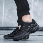 Mens  Air Cushion Mesh Breathable Running Shoes Outdoor Sports Athletic Walking Workout Sneakers Fashion Sport Gym Jogging Tennis Fitness Sneaker Stevvex