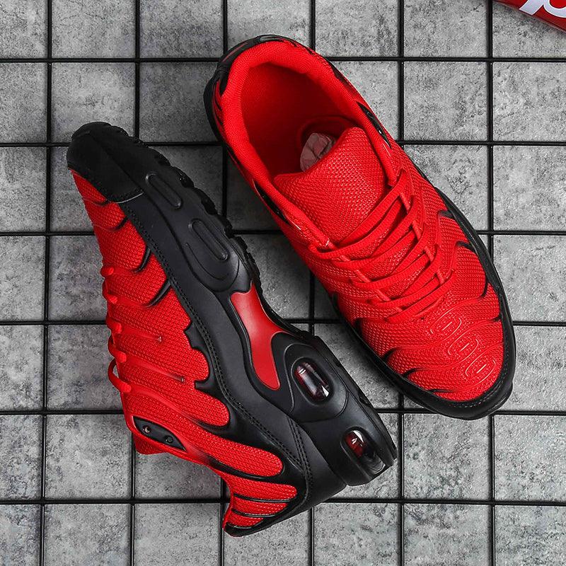Mens  Air Cushion Mesh Breathable Running Shoes Outdoor Sports Athletic Walking Workout Sneakers Fashion Sport Gym Jogging Tennis Fitness Sneaker Stevvex