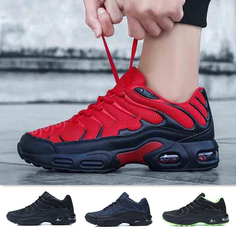 Mens  Air Cushion Mesh Breathable Running Shoes Outdoor Sports Athletic Walking Workout Sneakers Fashion Sport Gym Jogging Tennis Fitness Sneaker Stevvex