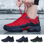 Mens  Air Cushion Mesh Breathable Running Shoes Outdoor Sports Athletic Walking Workout Sneakers Fashion Sport Gym Jogging Tennis Fitness Sneaker Stevvex