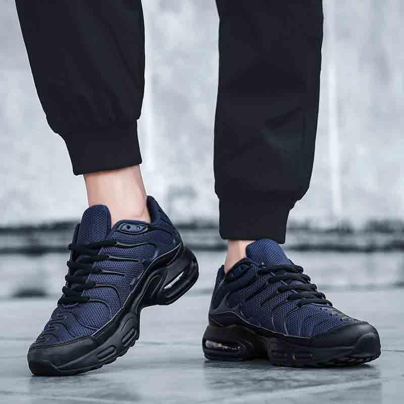 Mens  Air Cushion Mesh Breathable Running Shoes Outdoor Sports Athletic Walking Workout Sneakers Fashion Sport Gym Jogging Tennis Fitness Sneaker Stevvex