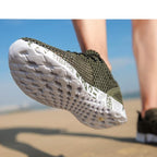 Mens Aqua Breathable Beach Quick Drying Water Shoes Outdoor Fishing Wading Shoes Water Sneakers Ultra Lightweight Breathable Walking Shoes Non Slip Athletic Fashion Sneakers Stevvex