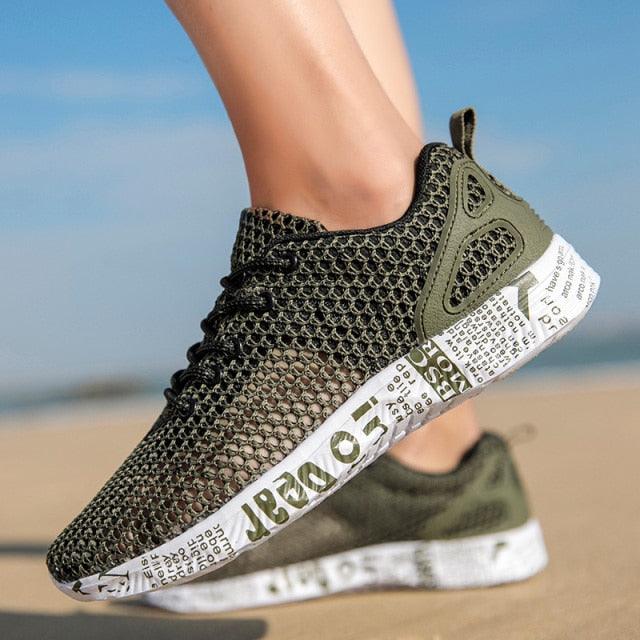 Mens Aqua Breathable Beach Quick Drying Water Shoes Outdoor Fishing Wading Shoes Water Sneakers Ultra Lightweight Breathable Walking Shoes Non Slip Athletic Fashion Sneakers Stevvex