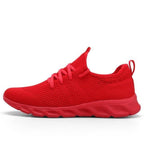 Mens Black Sneakers Casual Summer High Quality Mesh Sneakers Lightweight Breathable Mesh Sneakers Fashion Tennis Breathable Walking Gym Work Sneakers Stevvex