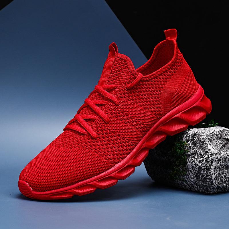 Mens Black Sneakers Casual Summer High Quality Mesh Sneakers Lightweight Breathable Mesh Sneakers Fashion Tennis Breathable Walking Gym Work Sneakers Stevvex