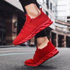Mens Black Sneakers Casual Summer High Quality Mesh Sneakers Lightweight Breathable Mesh Sneakers Fashion Tennis Breathable Walking Gym Work Sneakers Stevvex